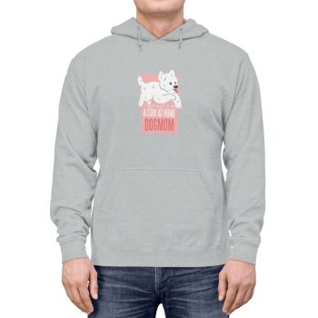 Adult Unisex Hoodie - I Just Want to be a Stay at Home Dog Mom Morkie