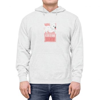 Adult Unisex Hoodie - I Just Want to be a Stay at Home Dog Mom Morkie