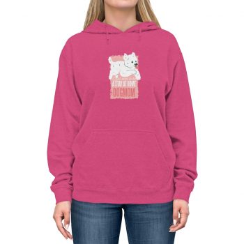 Adult Unisex Hoodie - I Just Want to be a Stay at Home Dog Mom Morkie