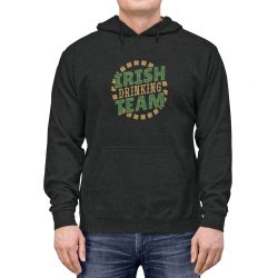 Adult Unisex Hoodie - Irish Drinking Team Shamrocks