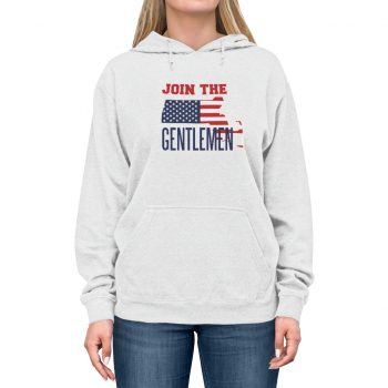 Adult Unisex Hoodie - Join The Gentlemen American Flag