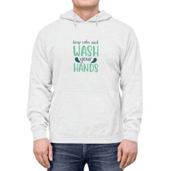 Adult Unisex Hoodie - Keep Calm and Wash Your Hands