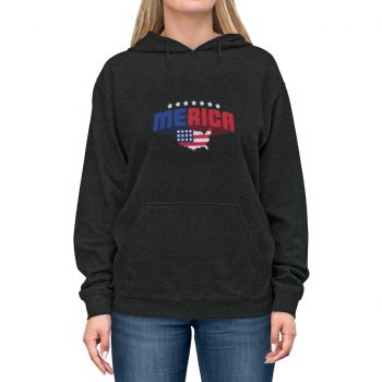 Adult Unisex Hoodie - Merica USA American Flag