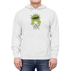 Adult Unisex Hoodie - Monster Coronavirus Toilet Paper