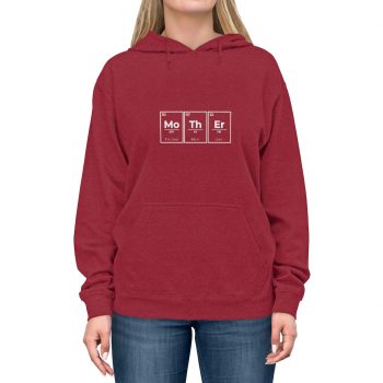 Adult Unisex Hoodie - Mother Mo Th Er Periodic Table of Elements The Best Mom Ever