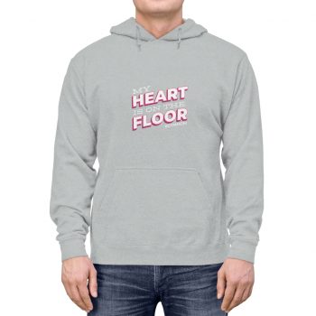 Adult Unisex Hoodie - My Heart is on the Floor Gym Mom