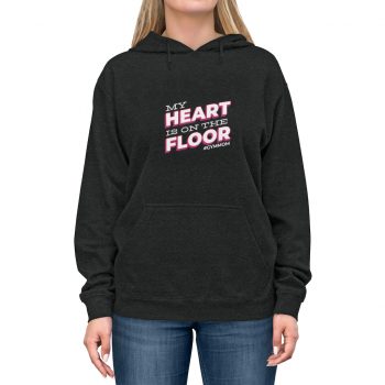 Adult Unisex Hoodie - My Heart is on the Floor Gym Mom