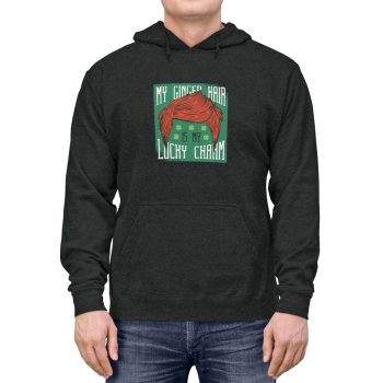 Adult Unisex Hoodie - My Red Hair Ginger is my Lucky Charm