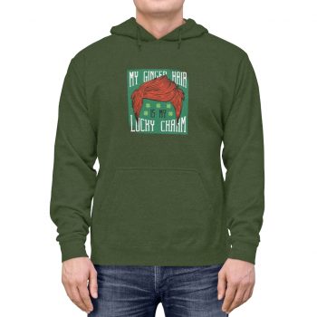 Adult Unisex Hoodie - My Red Hair Ginger is my Lucky Charm