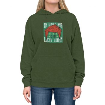 Adult Unisex Hoodie - My Red Hair Ginger is my Lucky Charm