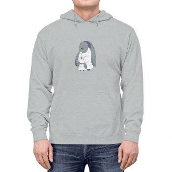 Adult Unisex Hoodie - Penguin Mom and Baby