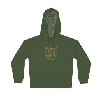 Adult Unisex Hoodie Several Colors - A Redhead is Like a Four Leaf Clover, Hard to Find