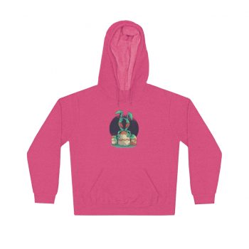 Adult Unisex Hoodie Several Colors - Alien Easter Bunny