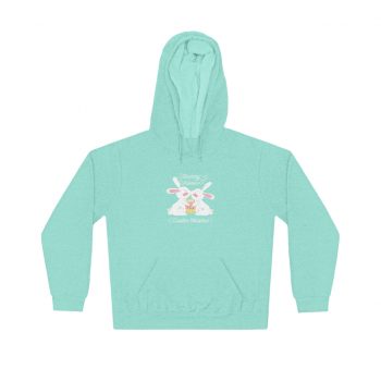 Adult Unisex Hoodie Several Colors - Bunny Kisses Easter Wishes