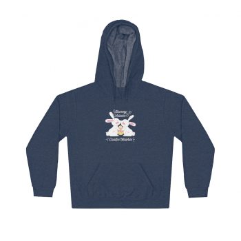 Adult Unisex Hoodie Several Colors - Bunny Kisses Easter Wishes