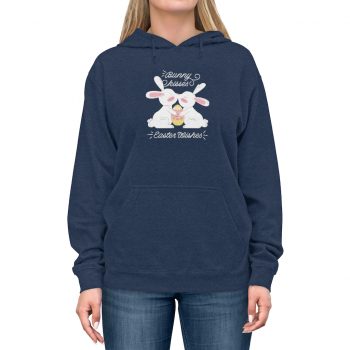 Adult Unisex Hoodie Several Colors - Bunny Kisses Easter Wishes