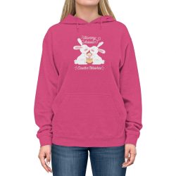 Adult Unisex Hoodie Several Colors - Bunny Kisses Easter Wishes