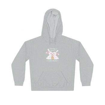 Adult Unisex Hoodie Several Colors - Bunny Kisses Easter Wishes