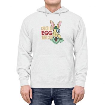 Adult Unisex Hoodie Several Colors - Chocolate Egg Inspector Sherlock Detective Easter