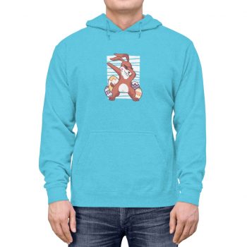 Adult Unisex Hoodie Several Colors - Dabbing Easter Bunny Eggs Rabbit