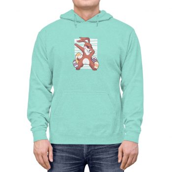 Adult Unisex Hoodie Several Colors - Dabbing Easter Bunny Eggs Rabbit