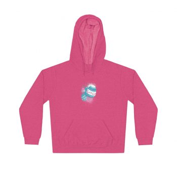 Adult Unisex Hoodie Several Colors - Easter Eggs Spray Painted Blue Pink White