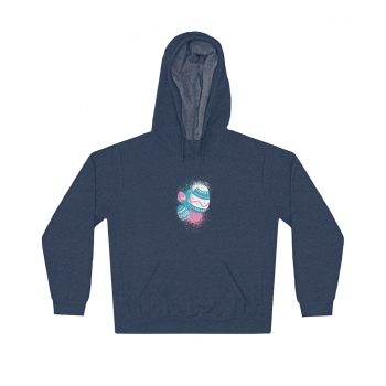 Adult Unisex Hoodie Several Colors - Easter Eggs Spray Painted Blue Pink White