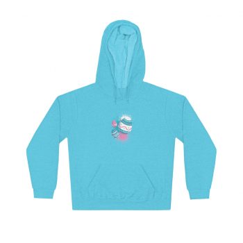 Adult Unisex Hoodie Several Colors - Easter Eggs Spray Painted Blue Pink White