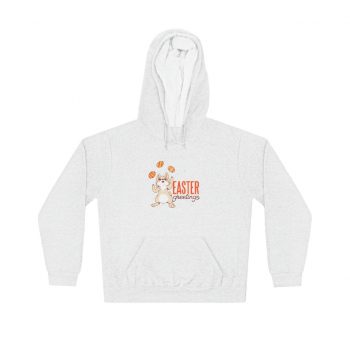 Adult Unisex Hoodie Several Colors - Easter Greetings - Bunny Eggs