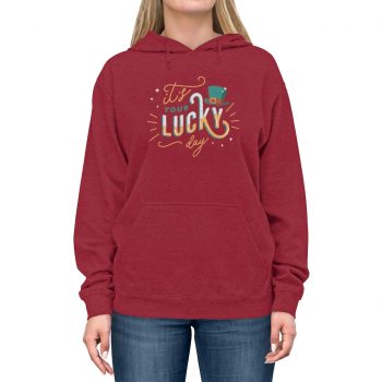 Adult Unisex Hoodie Several Colors - It's Your Lucky Day Leprechaun Hat St. Patrick's