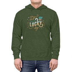 Adult Unisex Hoodie Several Colors - It's Your Lucky Day Leprechaun Hat St. Patrick's