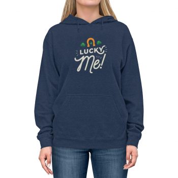 Adult Unisex Hoodie Several Colors - Lucky Me Clover Shamrock Horseshoe St Patricks Day