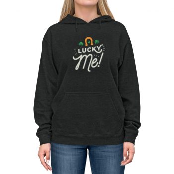Adult Unisex Hoodie Several Colors - Lucky Me Clover Shamrock Horseshoe St Patricks Day