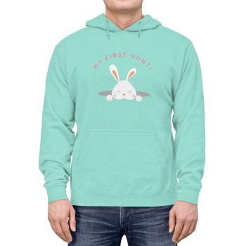 Adult Unisex Hoodie Several Colors - My First Easter Egg Hunt Easter Bunny