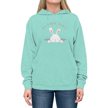 Adult Unisex Hoodie Several Colors - My First Easter Egg Hunt Easter Bunny