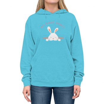 Adult Unisex Hoodie Several Colors - My First Easter Egg Hunt Easter Bunny