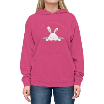 Adult Unisex Hoodie Several Colors - My First Easter Egg Hunt Easter Bunny