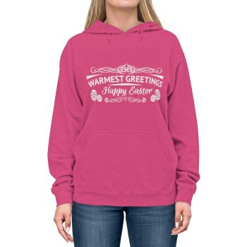 Adult Unisex Hoodie Several Colors - Warmest Greetings Happy Easter