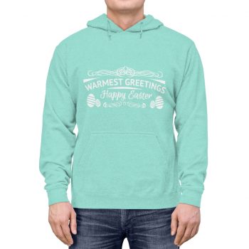 Adult Unisex Hoodie Several Colors - Warmest Greetings Happy Easter