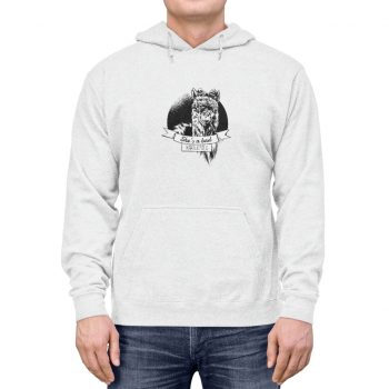 Adult Unisex Hoodie - Shes a Bad Moma Alpaca Mom