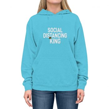 Adult Unisex Hoodie - Social Distancing King