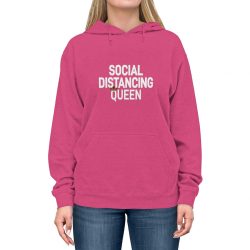 Adult Unisex Hoodie - Social Distancing Queen