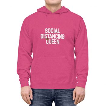 Adult Unisex Hoodie - Social Distancing Queen