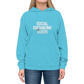 Adult Unisex Hoodie - Social Distancing Queen