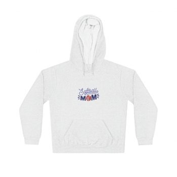 Adult Unisex Hoodie - Softball Mom Baseball