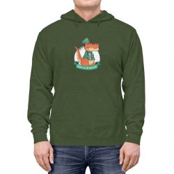 Adult Unisex Hoodie - St Patrick Day T Rex Dinosaur