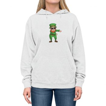 Adult Unisex Hoodie - St Patricks Day Leprechaun Floss Dancing