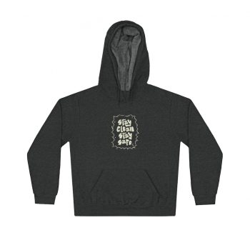 Adult Unisex Hoodie - Stay Clean Stay Safe Coronavirus Covid 19