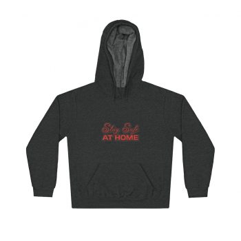 Adult Unisex Hoodie - Stay Safe at Home Red