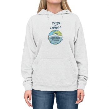 Adult Unisex Hoodie - Stop The Virus Coronavirus 2019 nCov Covid 19